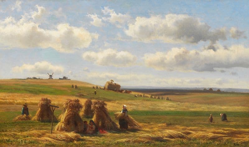 Kornernte as a canvas print