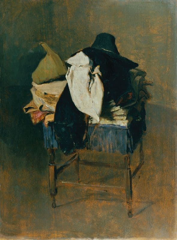 Kostüme auf einem Stuhl as a canvas print