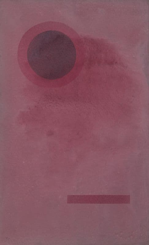 Kreis und Rechteck (Circle and Rectangle) as a canvas print