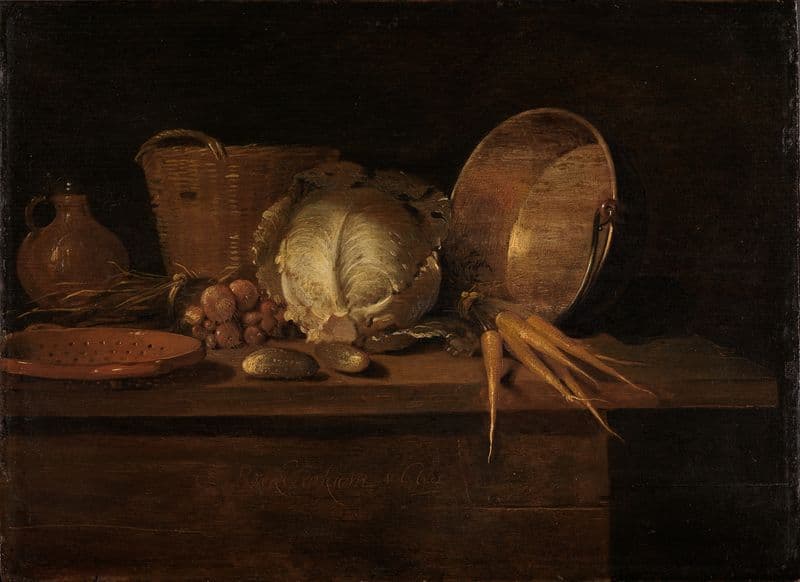 Küchenstillleben as a canvas print