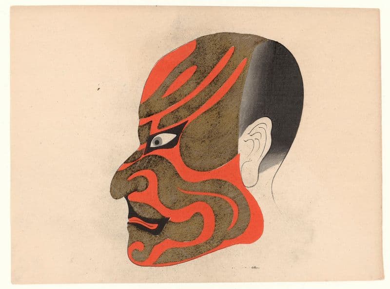 Kumadori sanjūnana zu Pl.01 as a canvas print