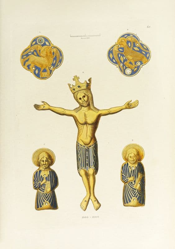 Kunstwerke und Geräthschaften des Mittelalters und der Renaissance Pl.60 as a canvas print