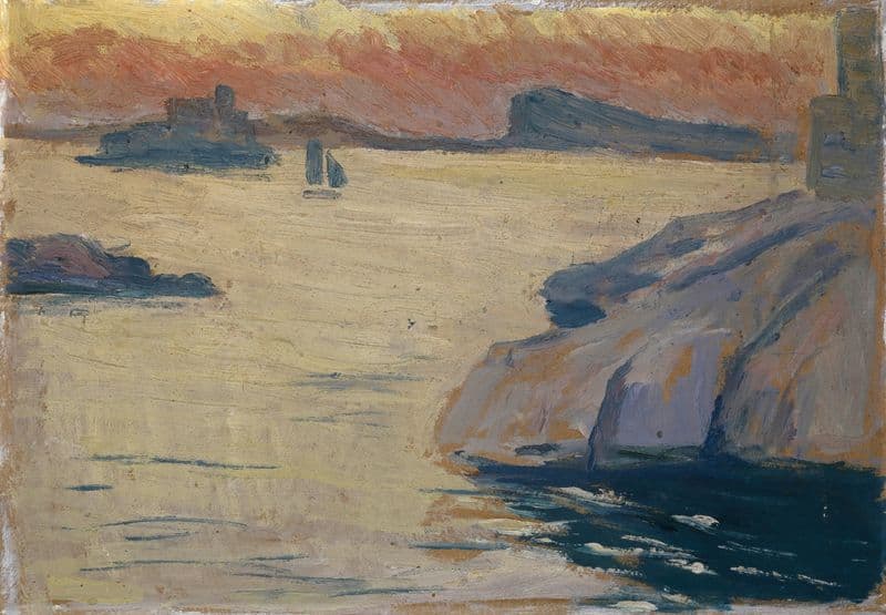 Küstengegend as a canvas print