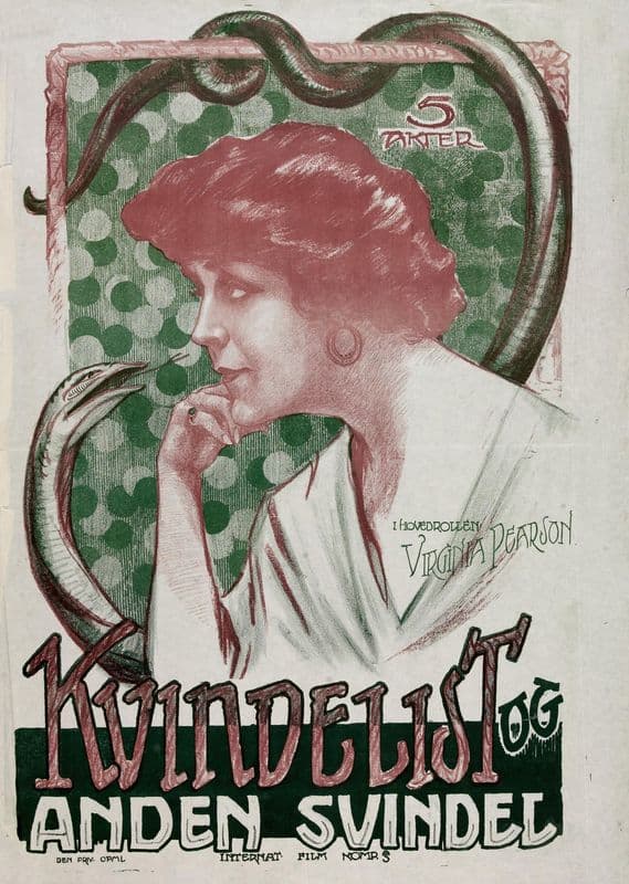 Kvindelist og anden svindel as a canvas print