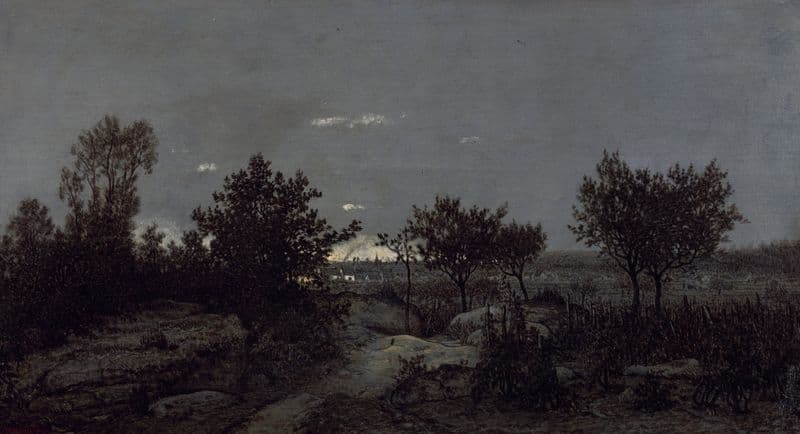 La campagne au lever du jour as a canvas print