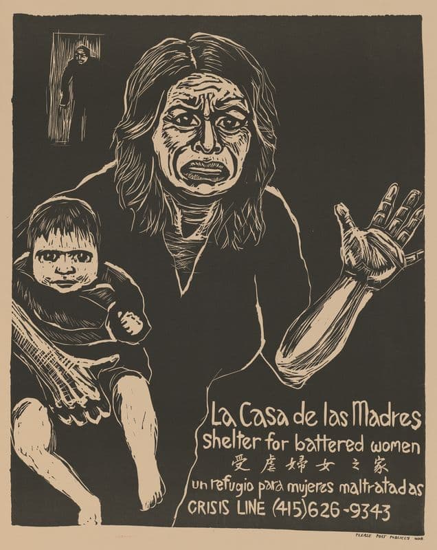 La casa de las madres – shelter for battered women as a canvas print