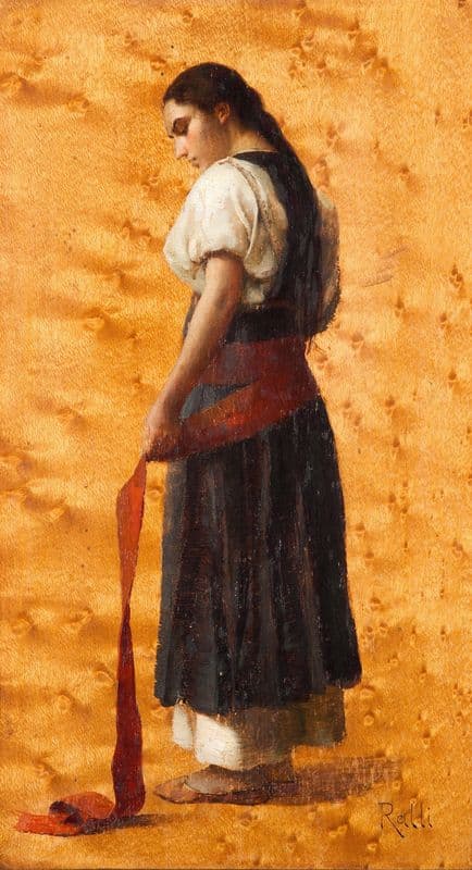 La ceinture as a canvas print