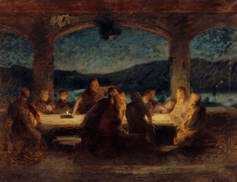 La Cène as a canvas print