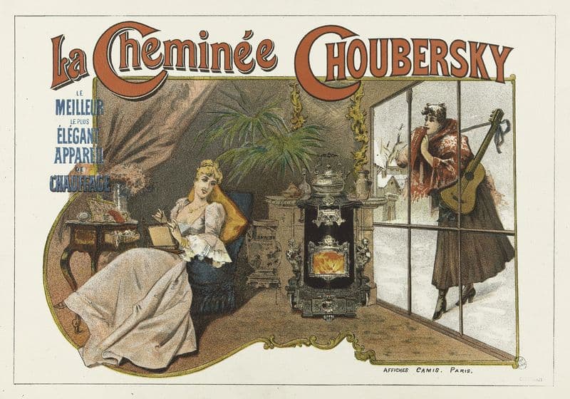 La Cheminée Choubersky (1880-1900) as a canvas print