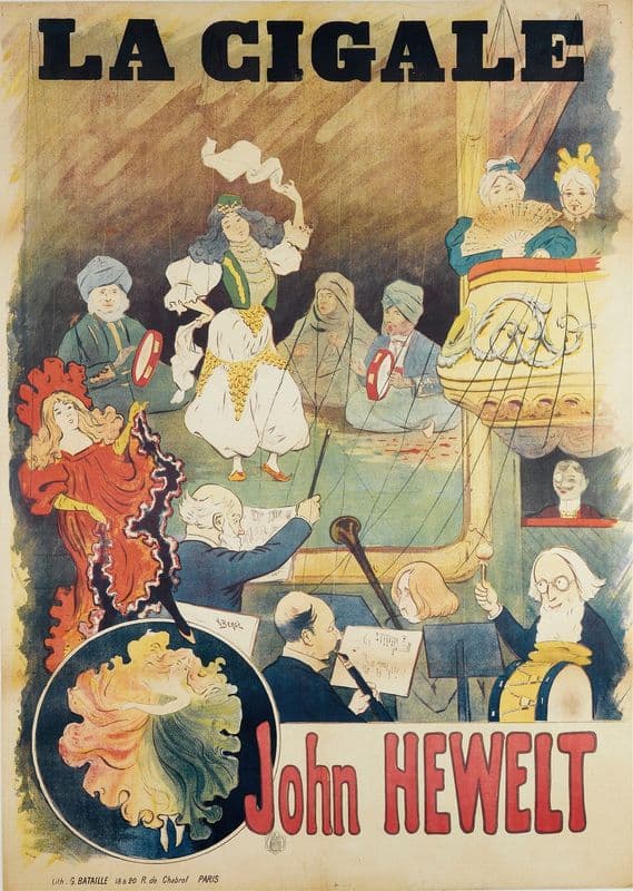 La Cigale John Hewelt (Between 1880 And 1900) as a canvas print