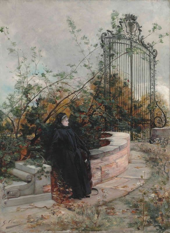 La comtesse de Castiglione as a canvas print