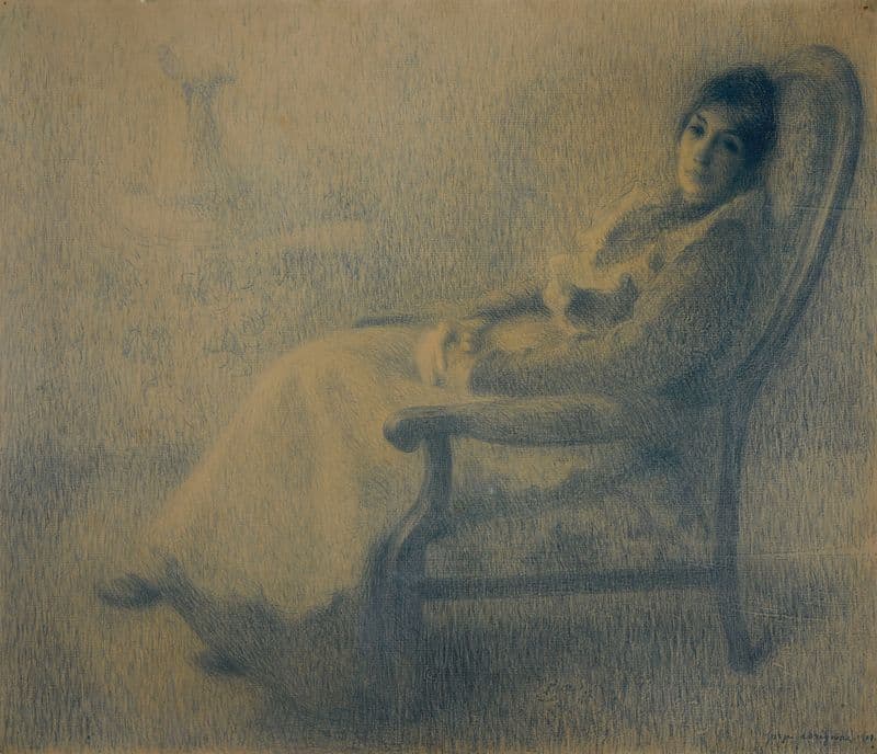 La Convalescente as a canvas print