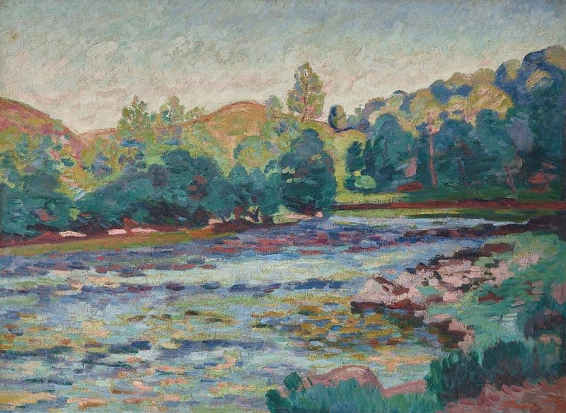 La Creuse as a canvas print