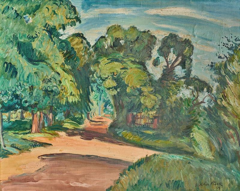 La croisée des chemins as a canvas print