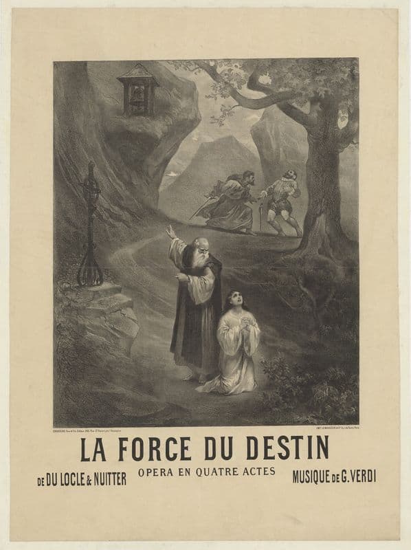 La Force du destin as a canvas print