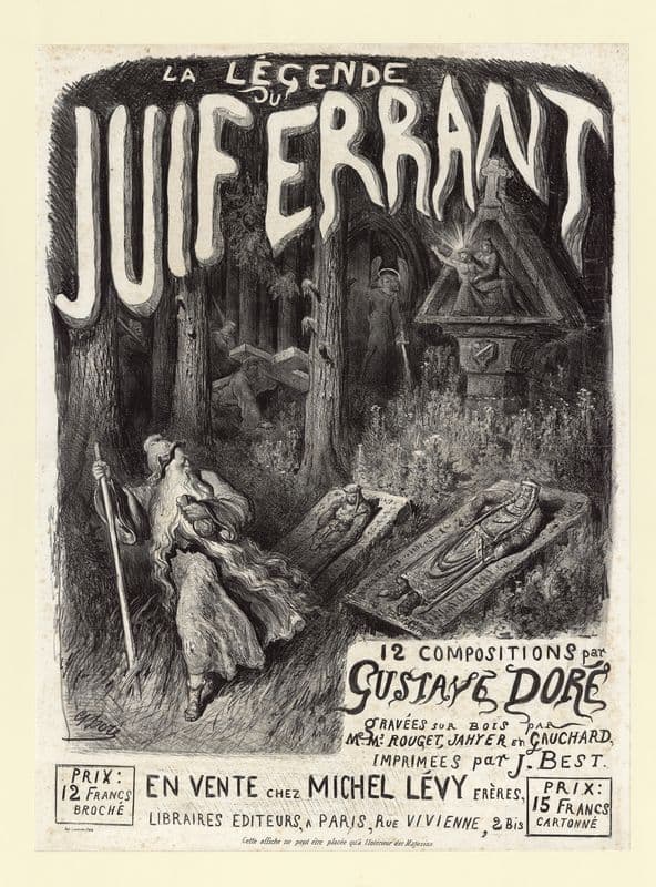 La légende du Juif errant as a canvas print