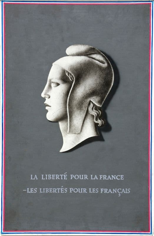 La liberté pour la France – les libertés pour les Français as a canvas print