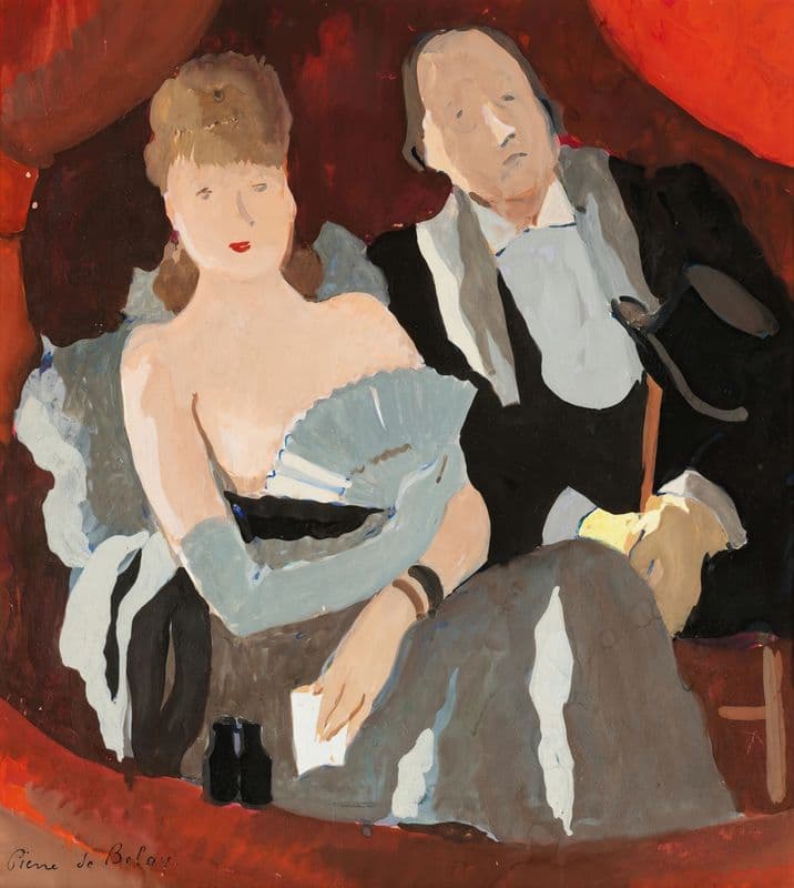 La Loge as a canvas print