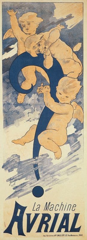 La Machine Avrial (1893-1895) as a canvas print