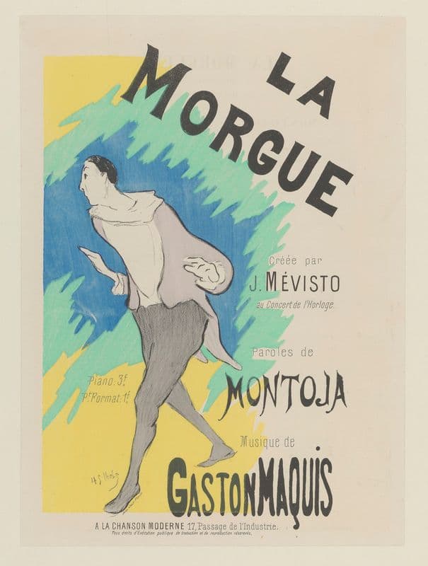 La Morgue as a canvas print