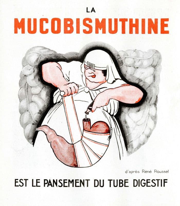 La mucobismuthine (1910-1950) as a canvas print
