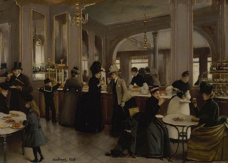 La pâtisserie Gloppe as a canvas print