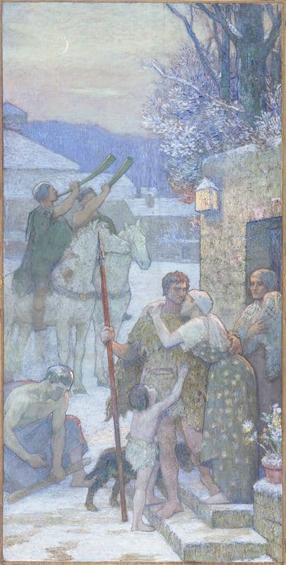 ‘La Patrie’ ou ‘Le Patriotisme’ as a canvas print