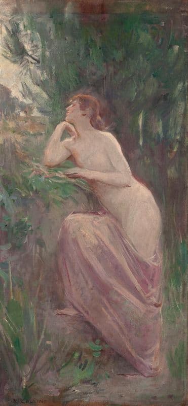 La Poésie (1890 - 1893) as a canvas print