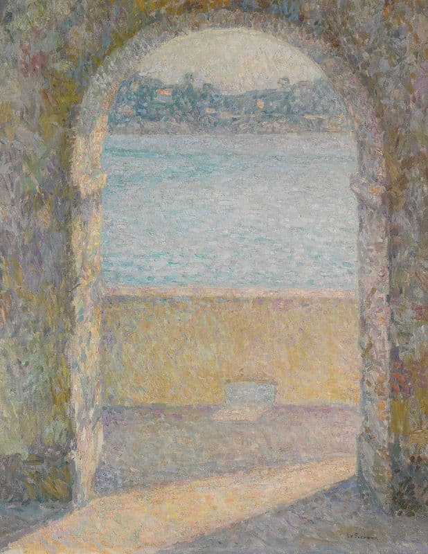 La Porte De La Mer, Villefranche-Sur-Mer as a canvas print