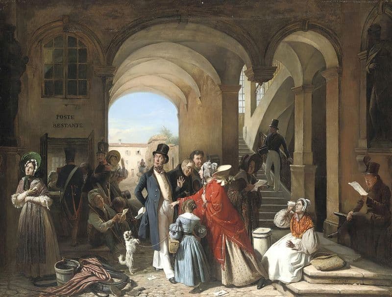 La Poste Restante as a canvas print