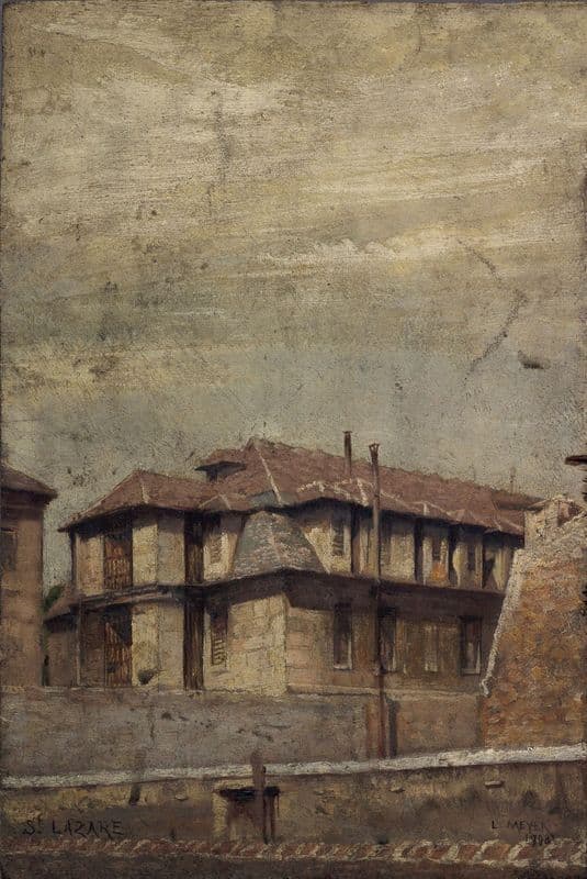 La Prison Saint-Lazare as a canvas print