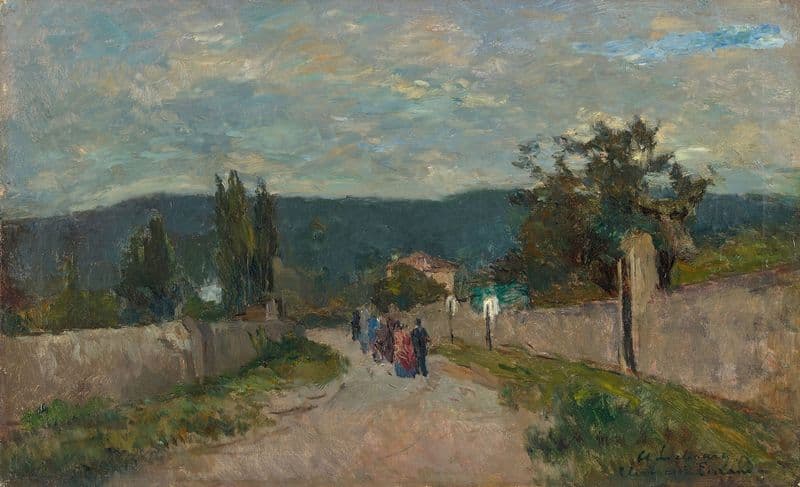 La procession, Clermont-Ferrand as a canvas print