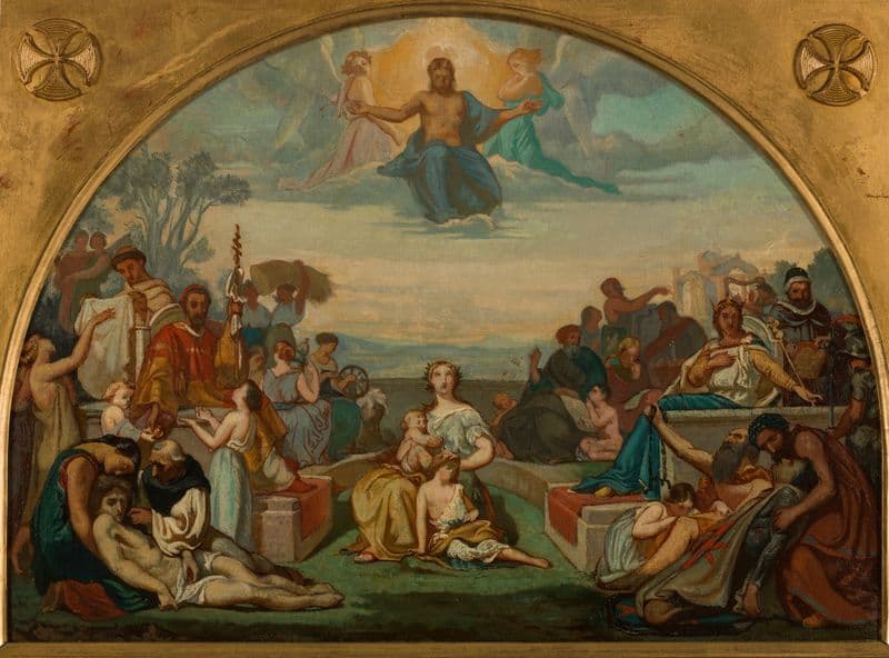 La Religion, Les Béatitudes as a canvas print