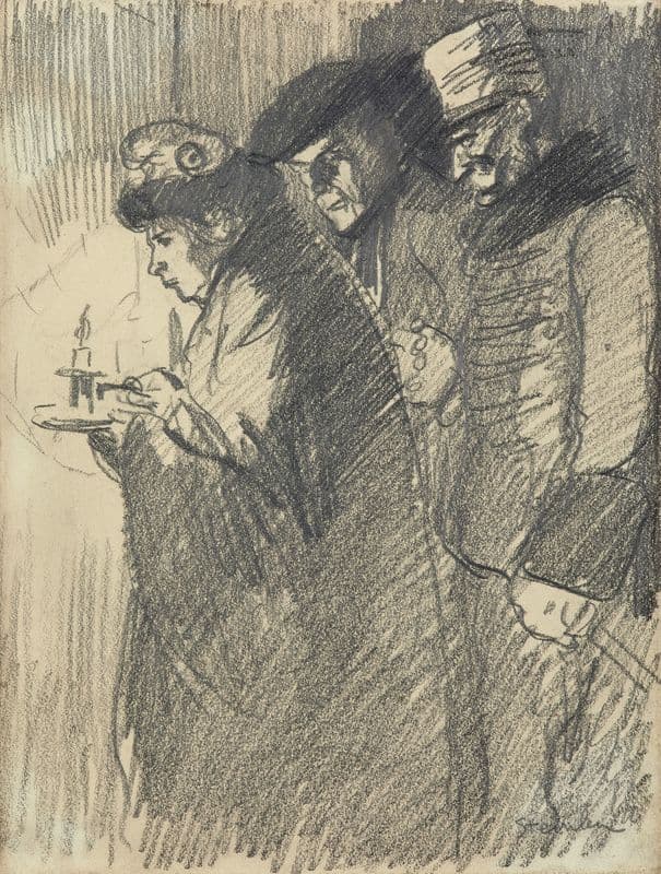 La République éclairant l’Eglise et l’armée as a canvas print