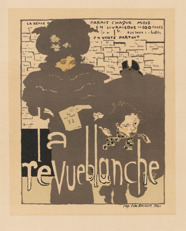 La Revue blanche as a canvas print