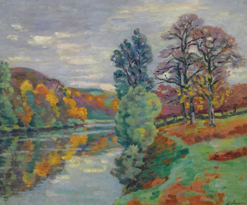 La Roche De L’echo, Crozant as a canvas print