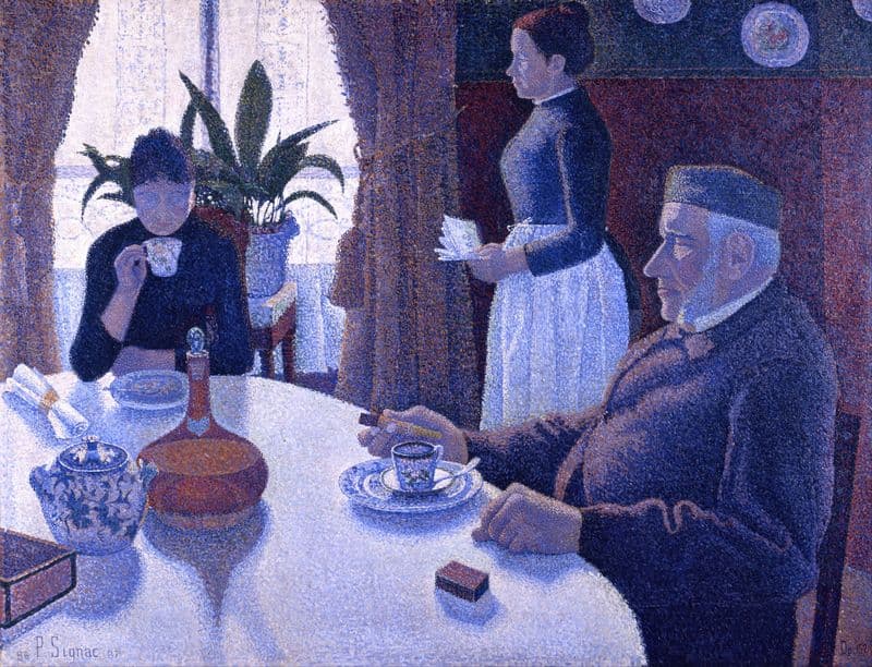 La salle à manger (1886 - 1887) as a canvas print