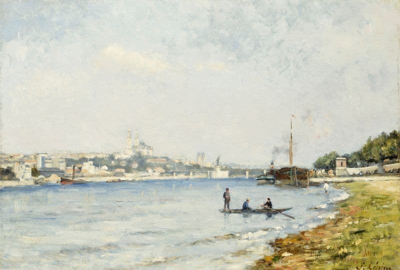 La Seine, à Passy as a canvas print