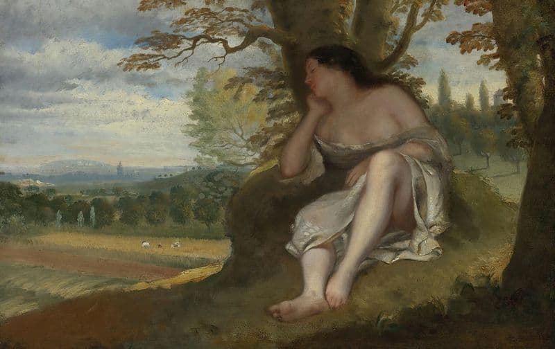 La sieste as a canvas print