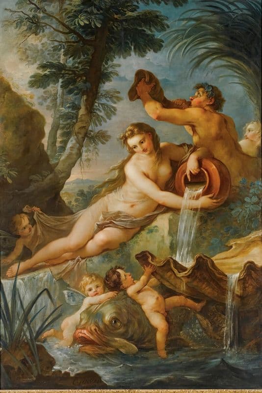 La Source as a canvas print
