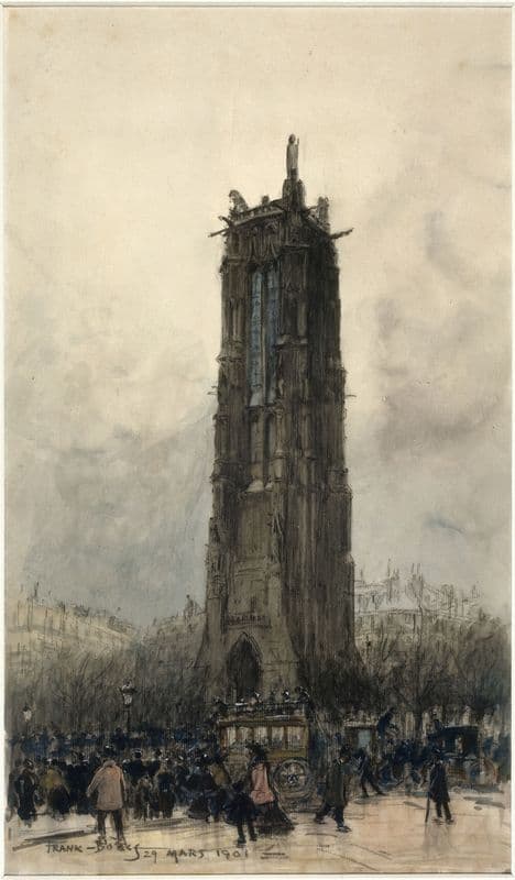 La tour Saint-Jacques as a canvas print