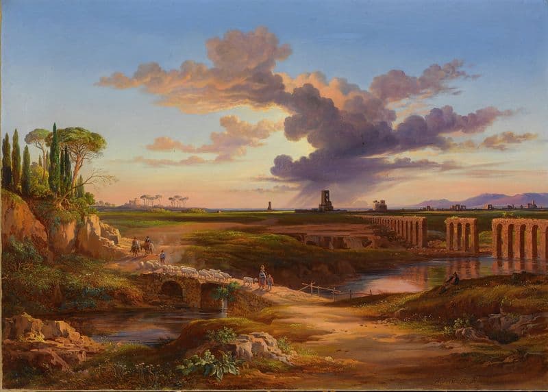 La Via Appia, Campagna Romana as a canvas print