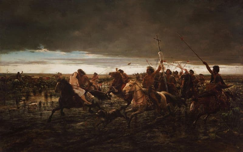 La vuelta del malón as a canvas print