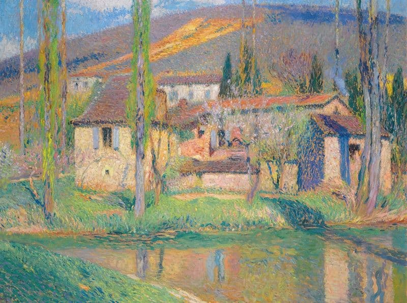 Labastide-Du-Vert (circa 1920) as a canvas print