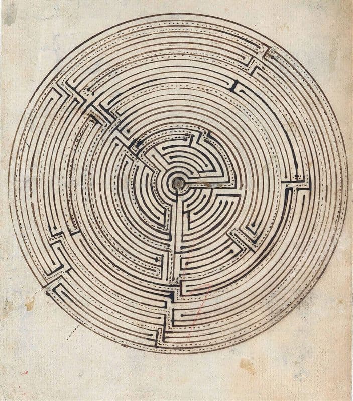 Labyrinth (1770 - 1808) as a canvas print
