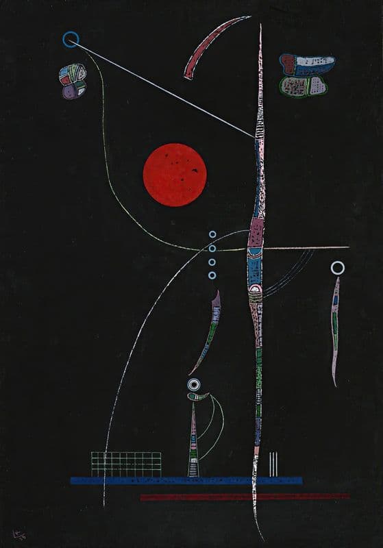 L’accent Rouge as a canvas print