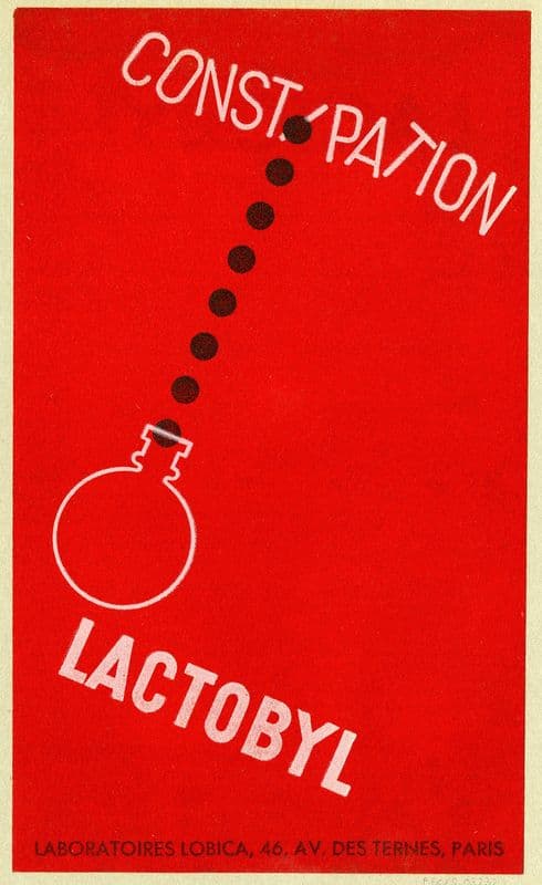 Lactobyl (1910-1950) as a canvas print
