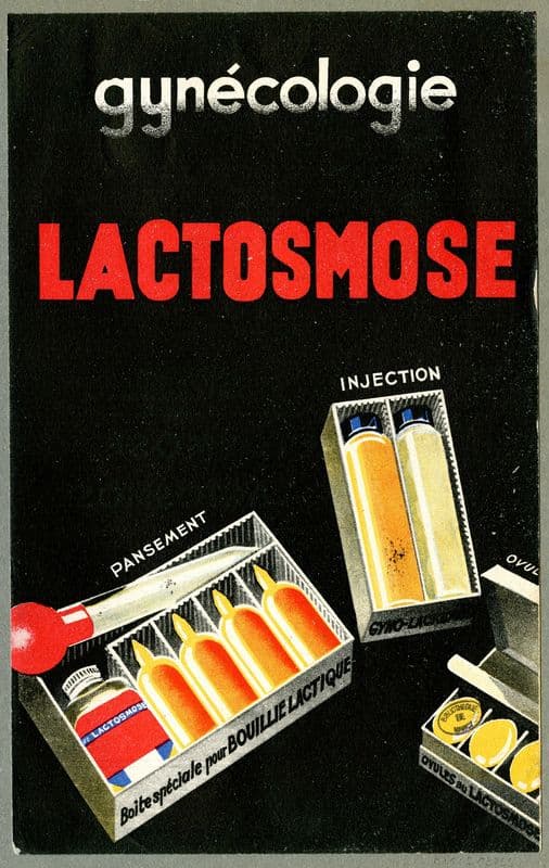 Lactomose (1910-1950) as a canvas print