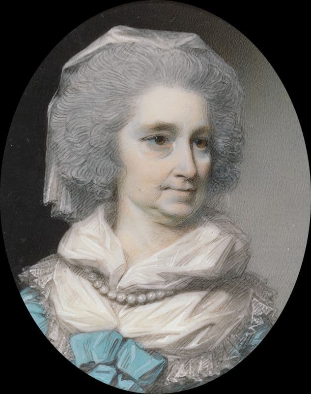Lady Grace Burnaby as a canvas print