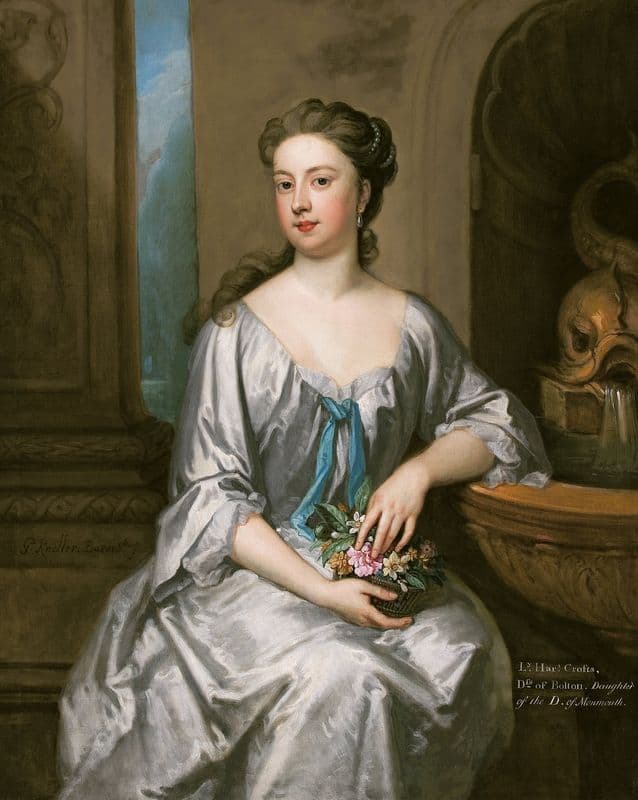 Lady Henrietta Crofts, Duchess of Bolton (circa 1715) as a canvas print